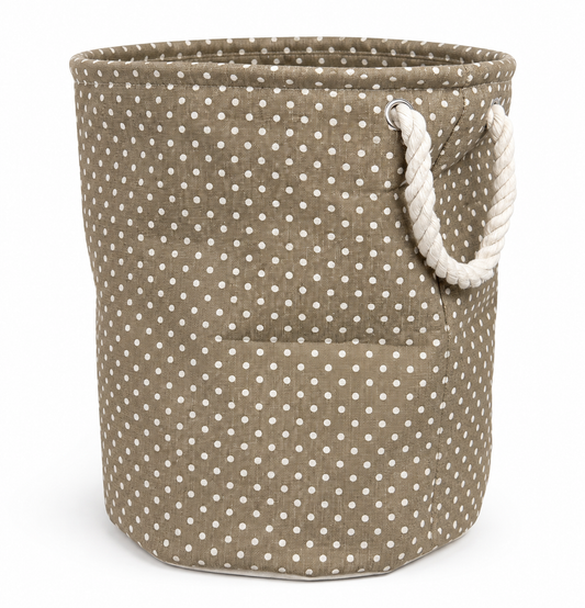 Laundry Basket - Round Dots s749