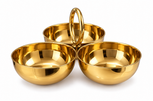 Trio Serving - Stainless steel