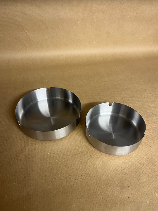 Metal Cigarettes Ashtray - Silver