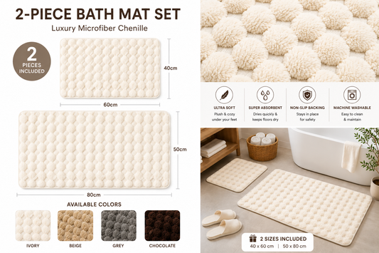 Room mats 2pcs (40x60cm & 50x80cm)