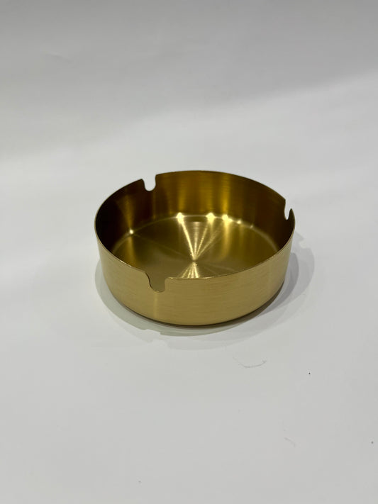 Metal Ashtray - Gold