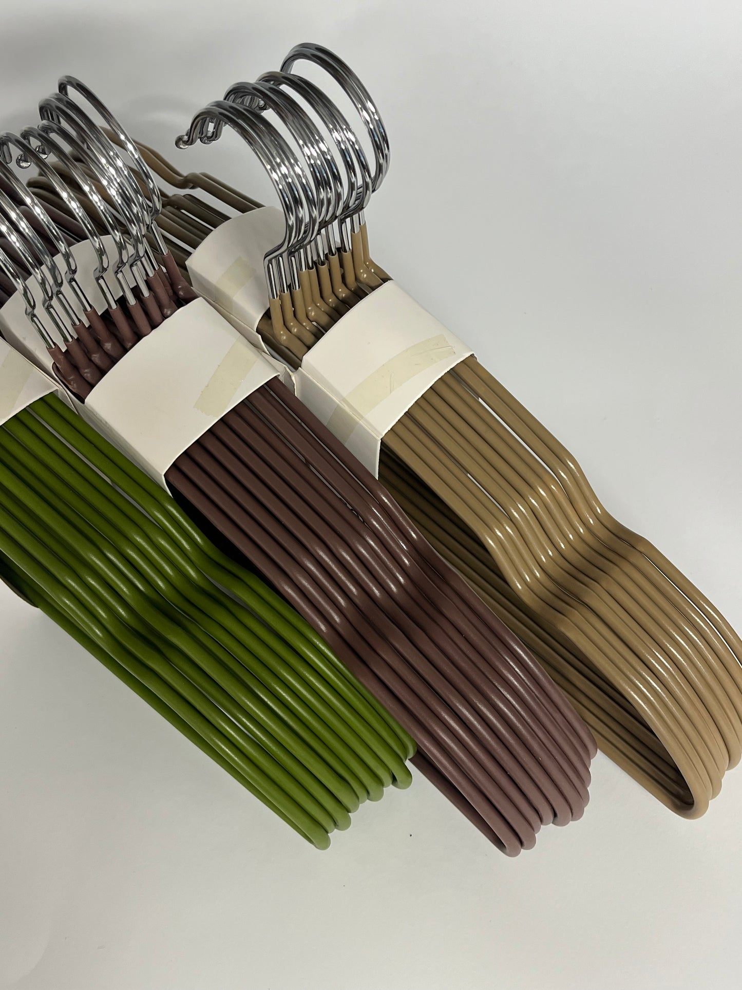 Metal non-slip PVC coated Hangers 10pcs
