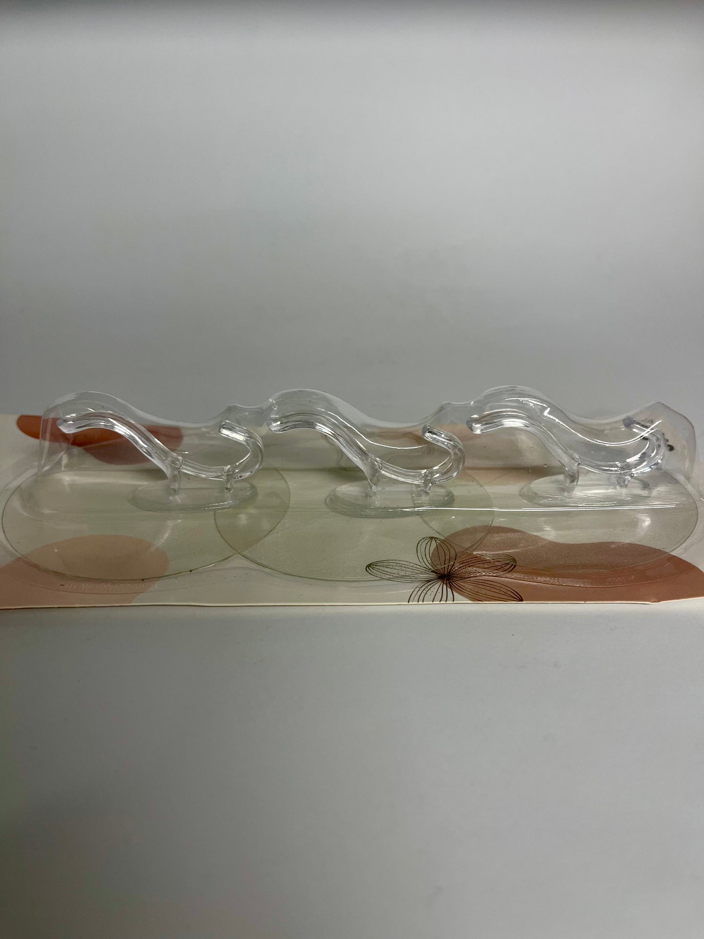 Double Transparent Hooks - 3pcs