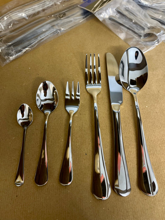 Pure Stainless Steel Cutlery Set 36 pcs for 6 People