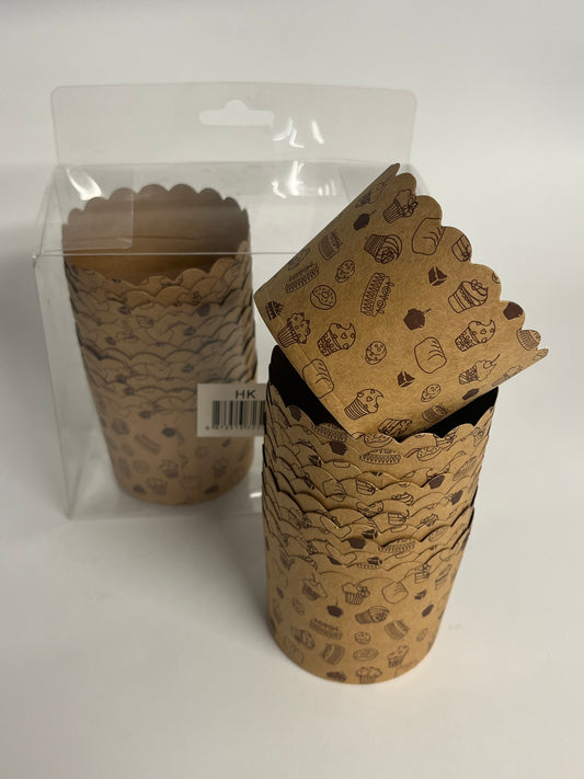 Cupcake cartoon cups 24 pcs