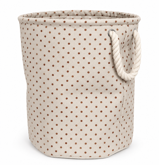 Laundry Basket - Round Dots s749