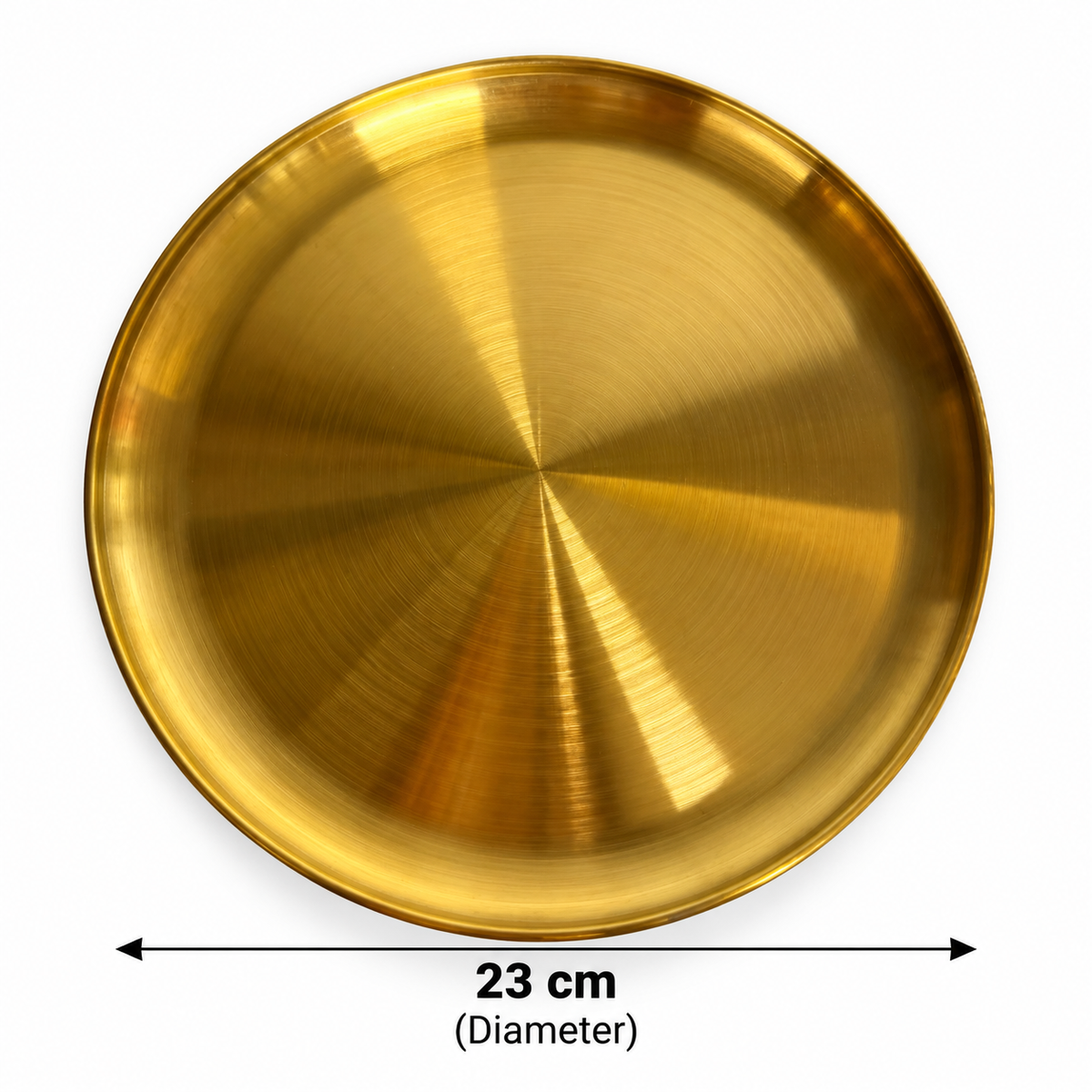 Mezza Serving Plates Set of 3 - Round Gold