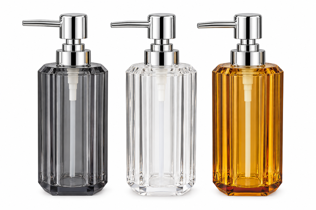 Acrylic Soap Dispenser 220ml (Refillable) O-760